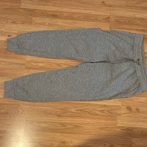Gray sweatpants